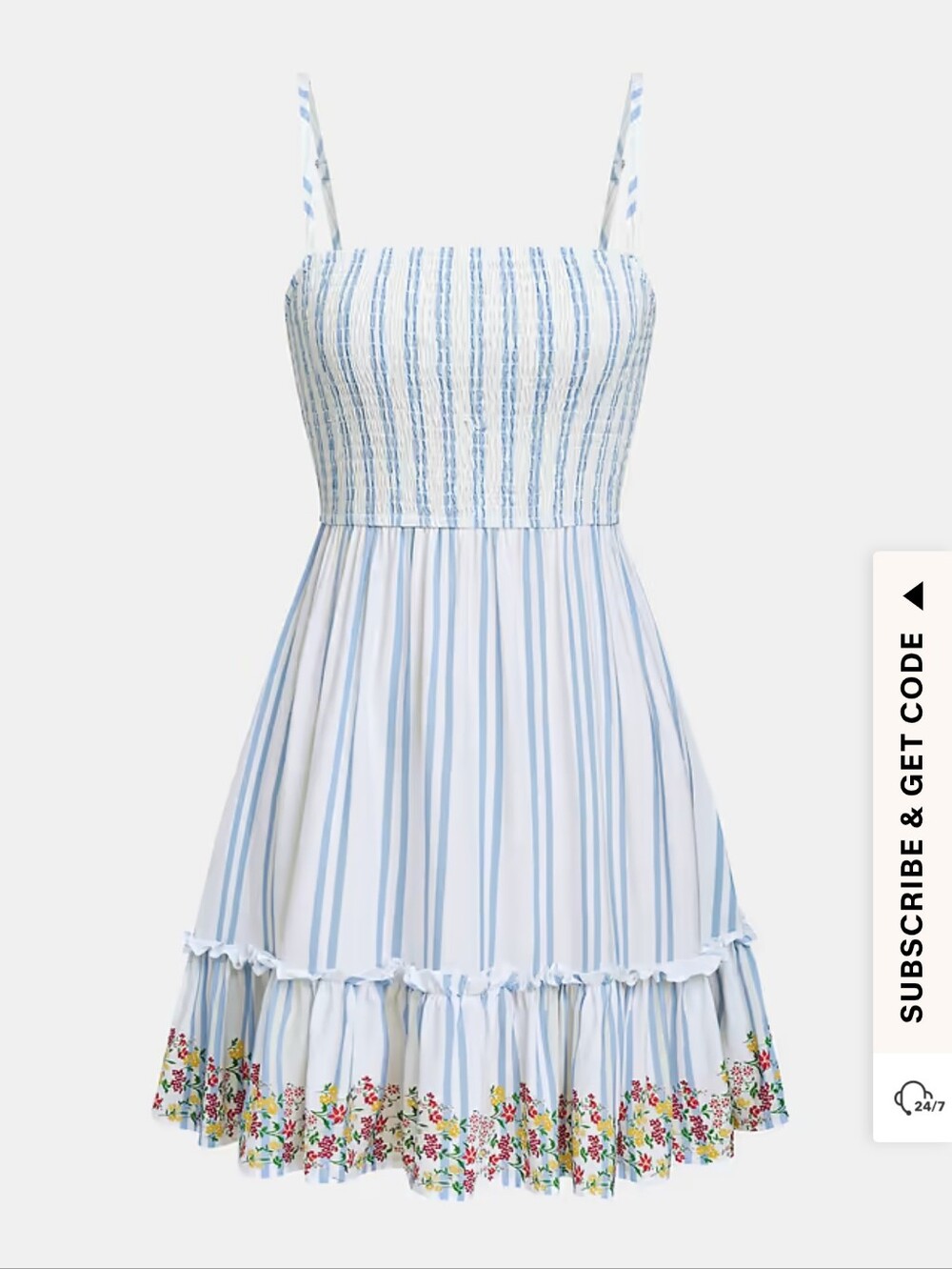 Striped Mini Dress